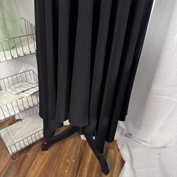 NEW Boston Proper XL Black Tie Back MIDI Dress Modest Traditional Workwear NWT - Picture 4 of 14